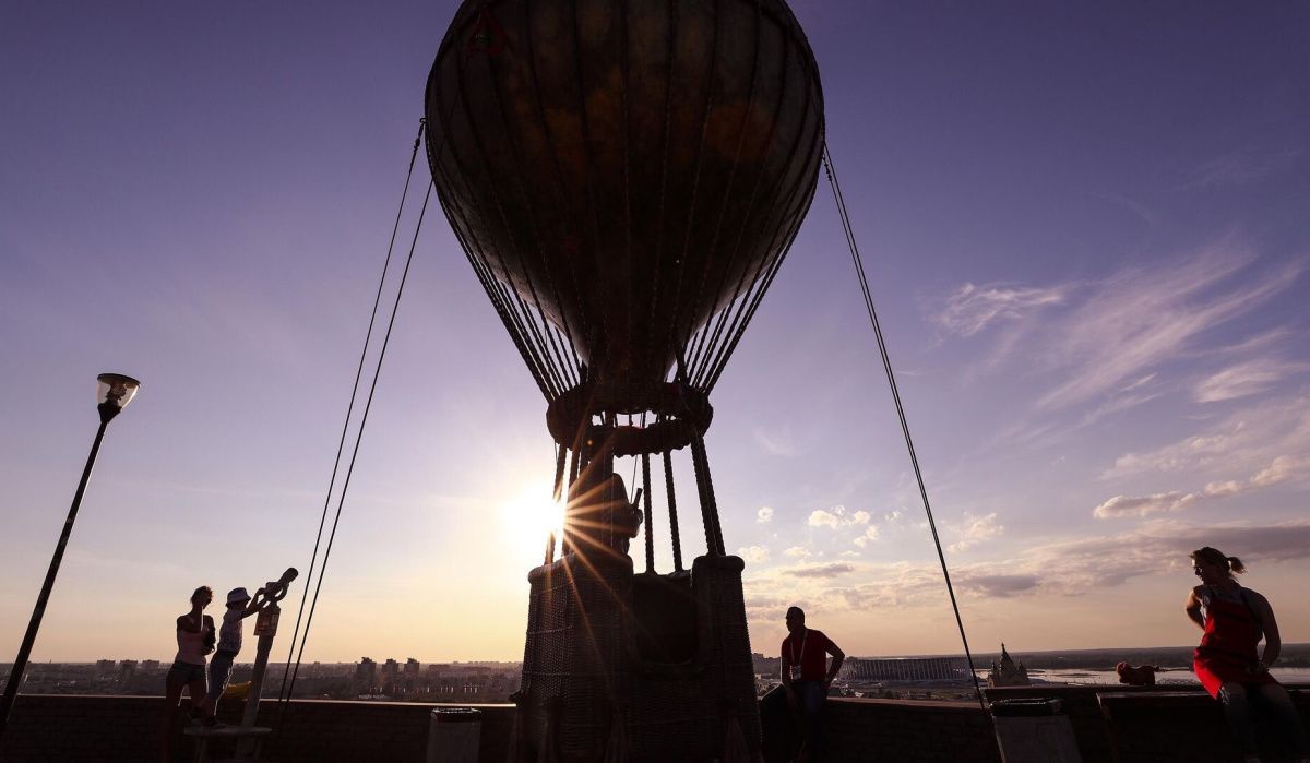 В Томске мужчину оштрафовали за полет на воздушном шаре