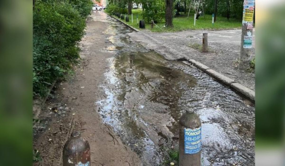 Фекальный потоп у Дома детского творчества в Воронеже вызывает обеспокоенность