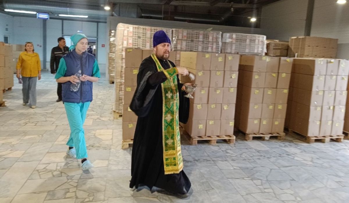 На &quot;Птицефабрике Чайковская&quot; традиционно освящают яйца для Светлого Воскресения