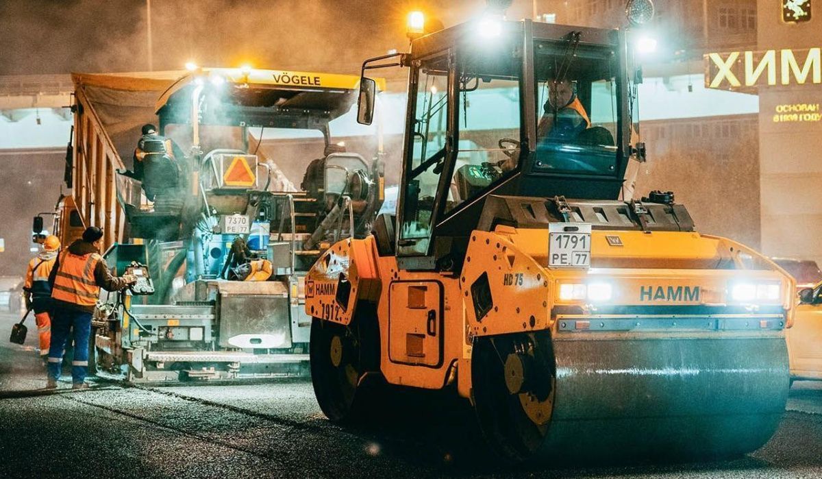 Ремонтные работы стартовали на участке Ленинградского шоссе в Москве