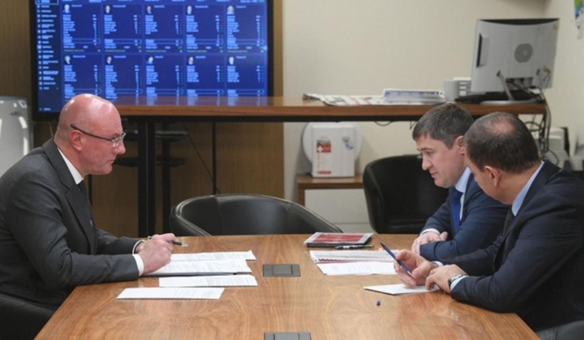Заместитель председателя правительства России провёл рабочую встречу с губернатором Пермского края 