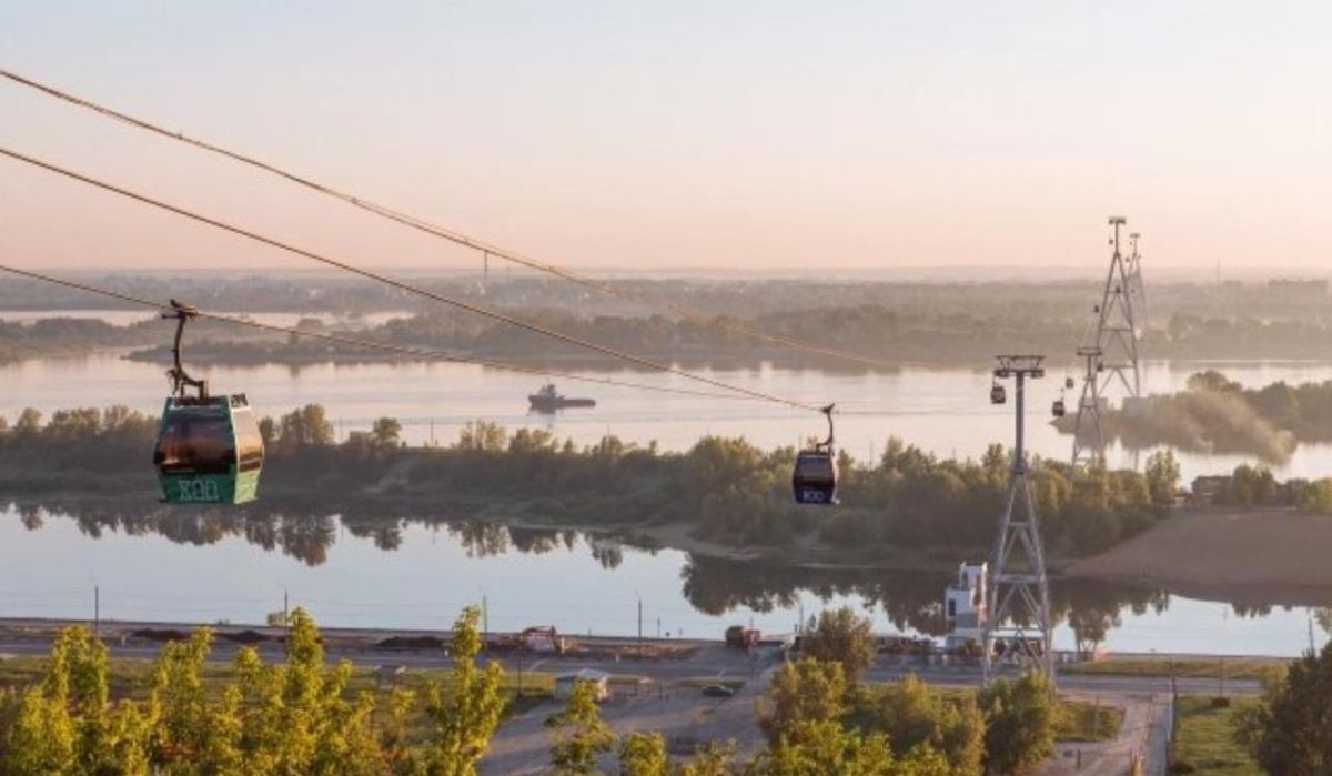 В Нижнем Новгороде закроют канатную дорогу