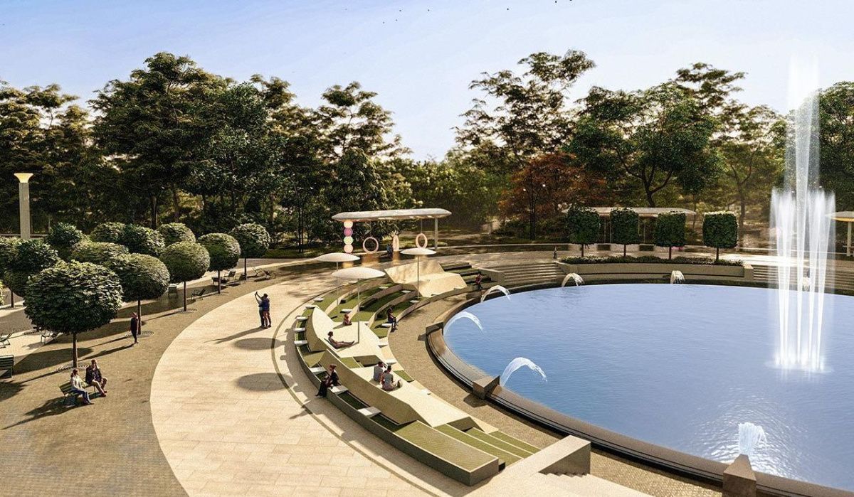 Завершен ремонт центрального фонтана в парке «Сокольники»