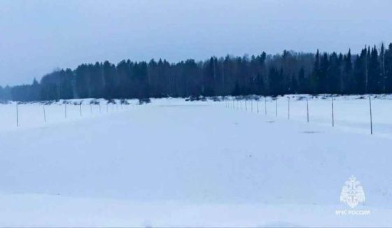 Ледовая переправа через Каму открыта в Гайнском районе Прикамья