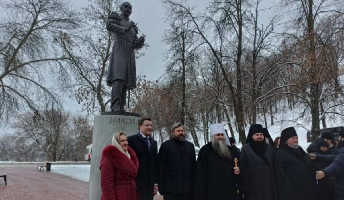 В Нижнем Новгороде открыли памятник Николаю I