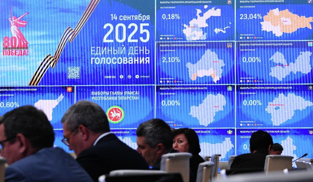 ЦИК подвела предварительные итоги выборов губернаторов в трех российских регионах