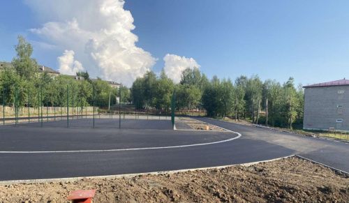 В Пермском крае построили новый межшкольный стадион 