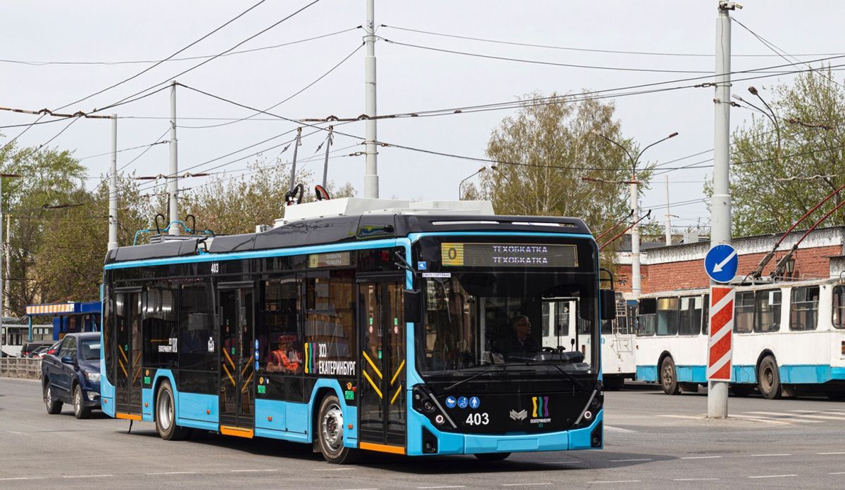Полное обновление троллейбусного парка Екатеринбурга планируется к 2026 году